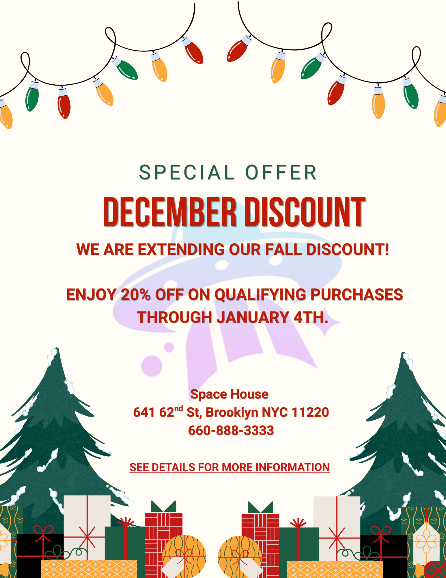 20% OFF Until January 4th